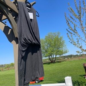 Athleta Draped Jersey Mini Dress